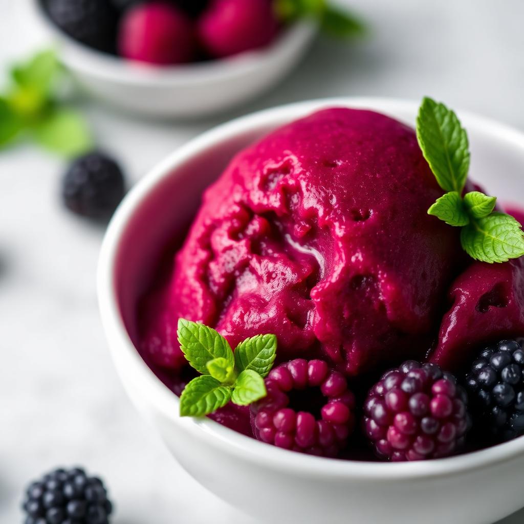 Black Raspberry sorbet