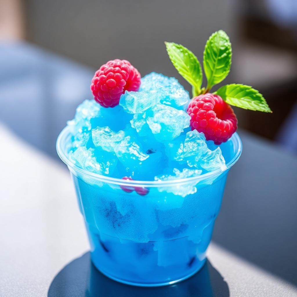 Blue Raspberry sorbet