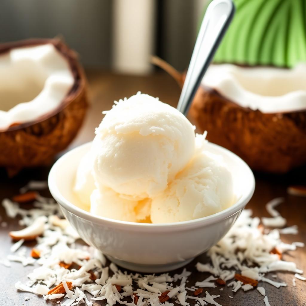 Classic Coconut sorbet