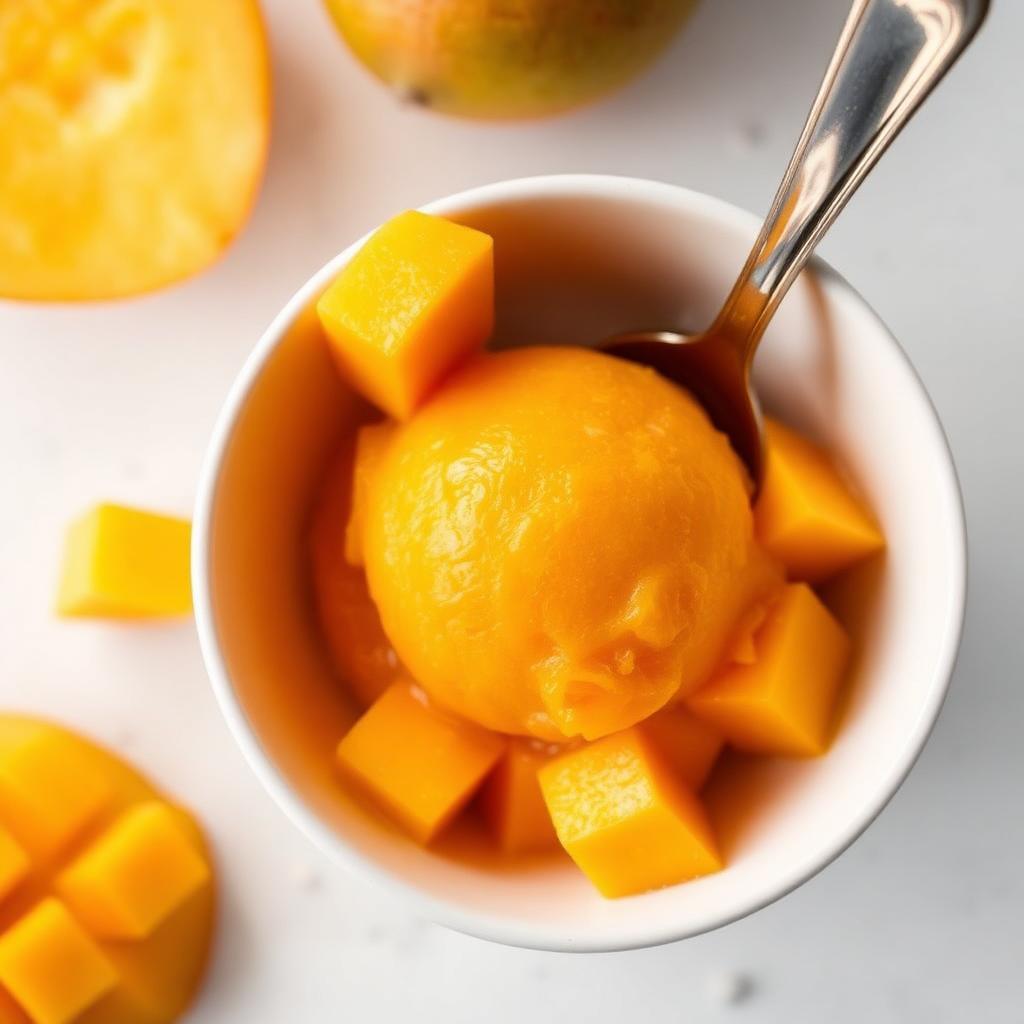 Mango-Licious sorbet