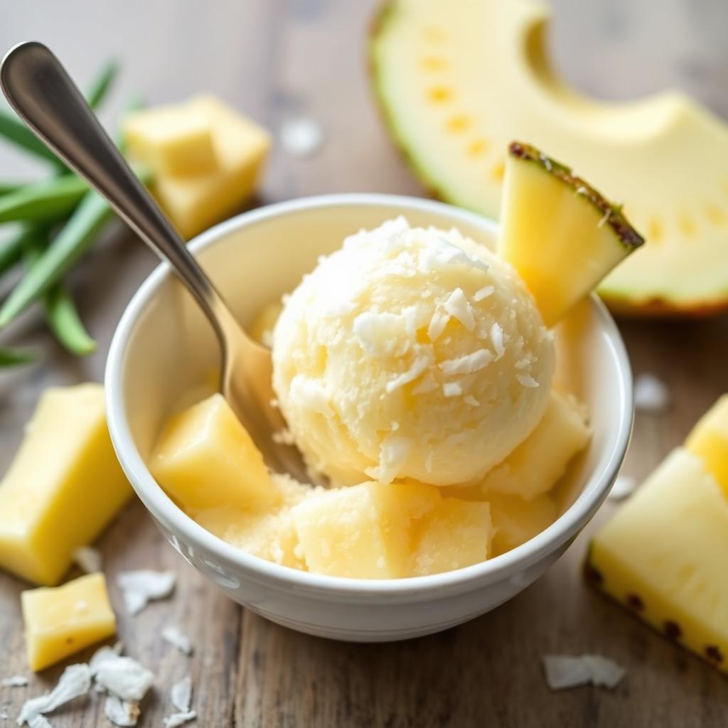 Pina Colada sorbet