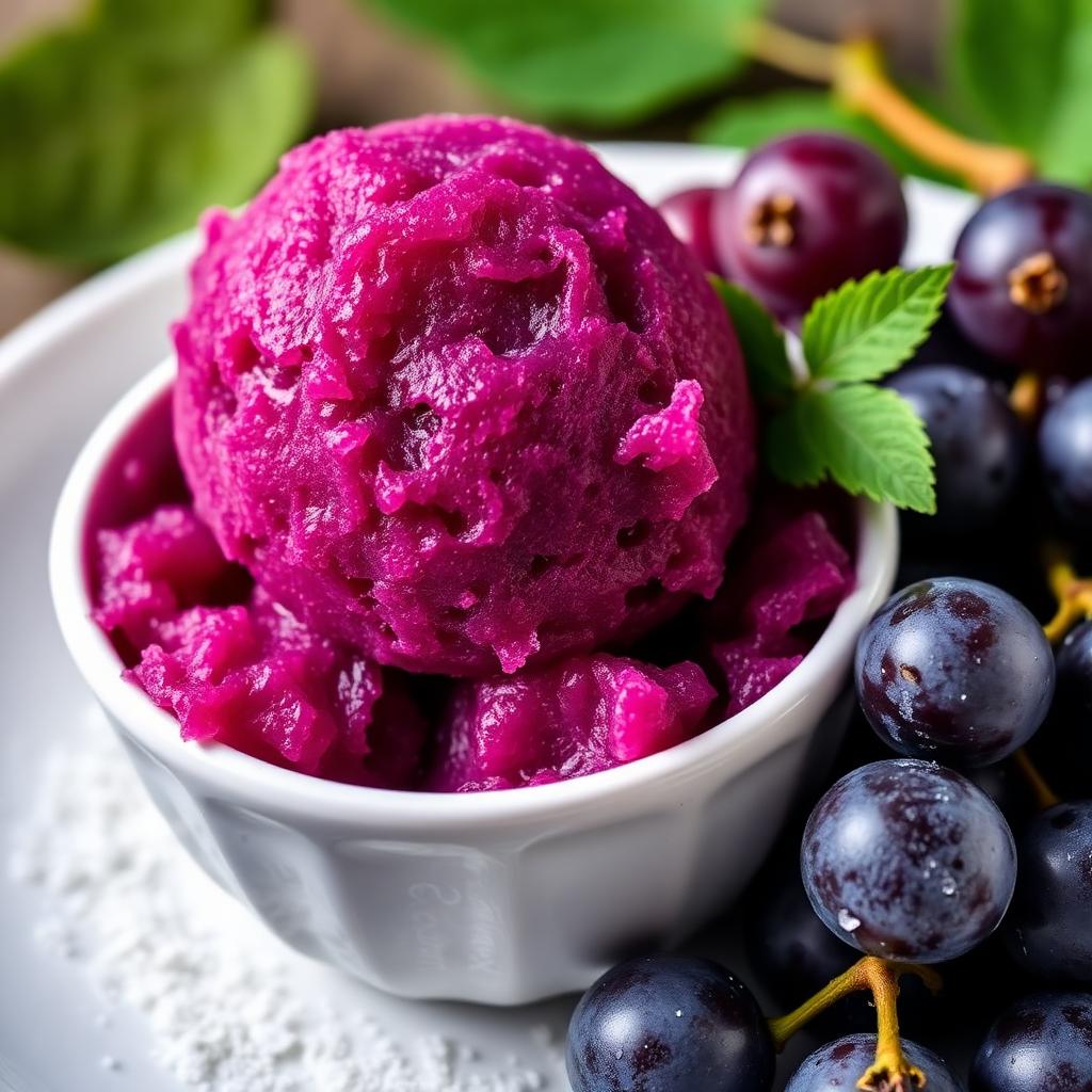 Sour Grape sorbet