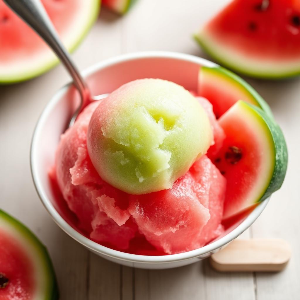 Sour Watermelon sorbet